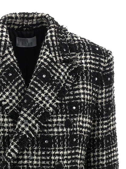 Tweed and rhinestone blazer Blazer, suits