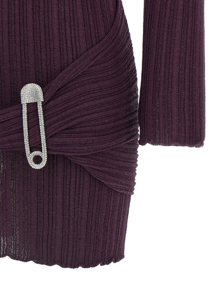 Jewel brooch dress Dresses