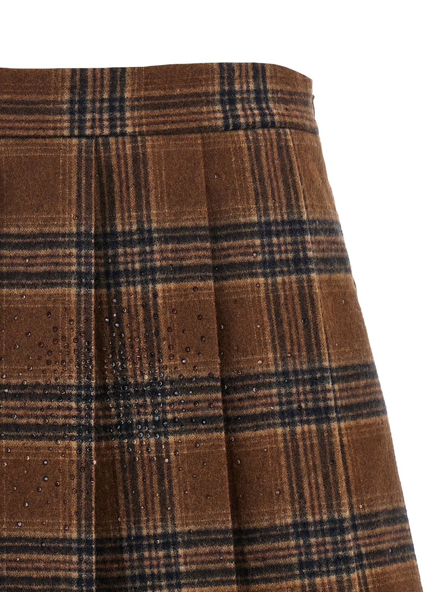 Pleated tartan skirt Skirts