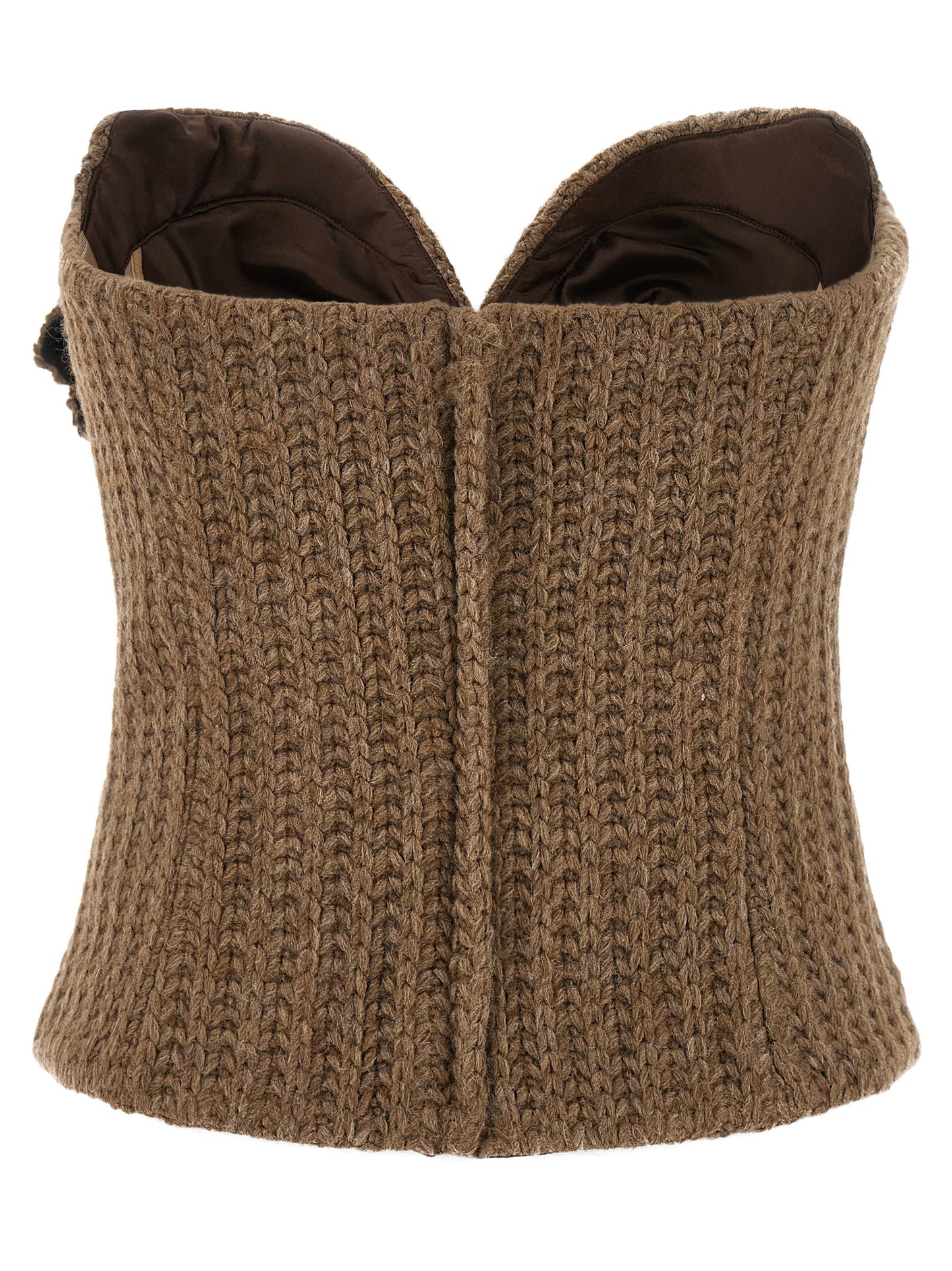 Tricot bustier top Tops