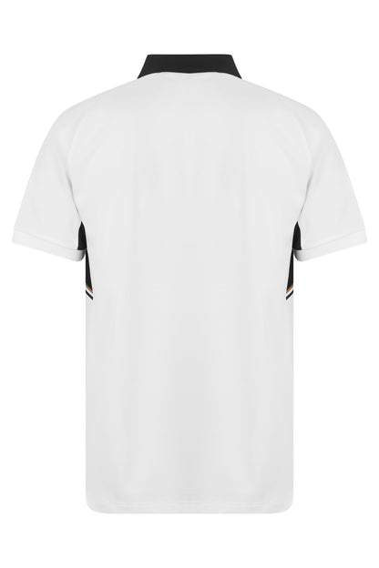 Slim fit polo in elastic fabric RTW