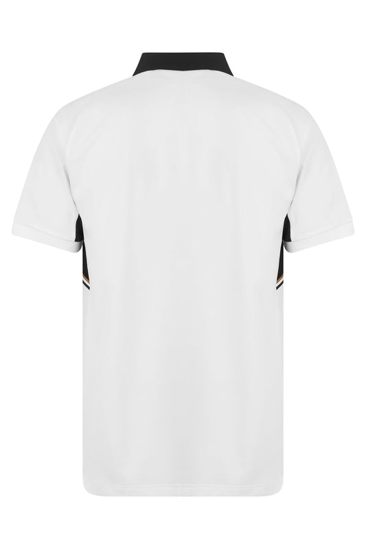 Slim fit polo in elastic fabric RTW
