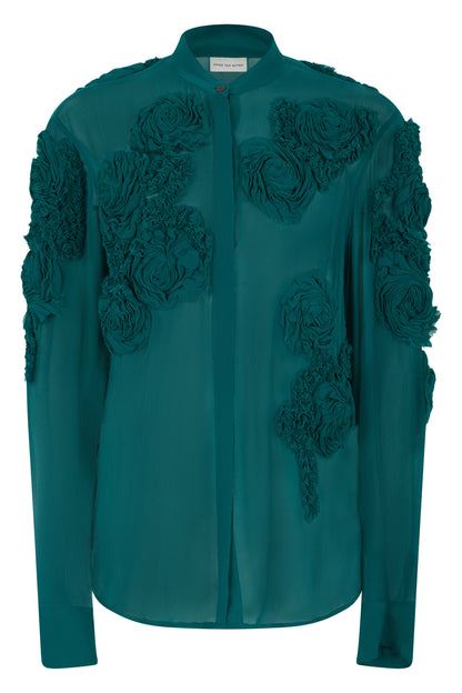 Shirt with floral embroidery RTW