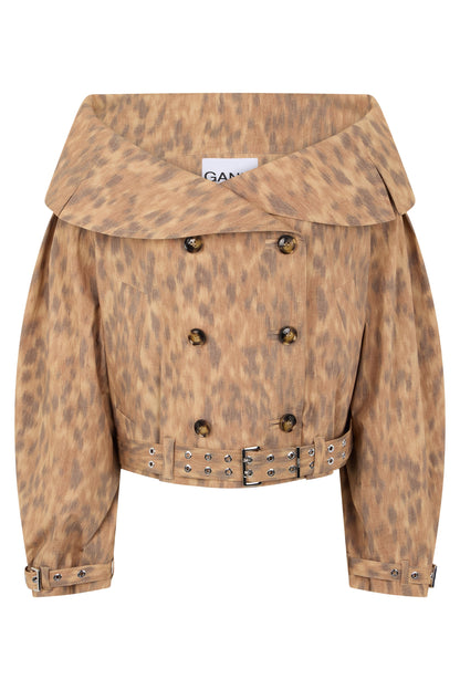 Printed cotton jacket RTW