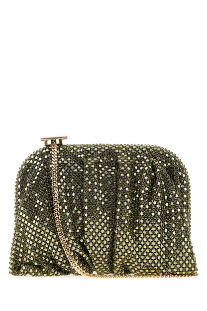 VENUS LA PETITE RHINESTONE MESH/ELIXIR CLUTCHES
