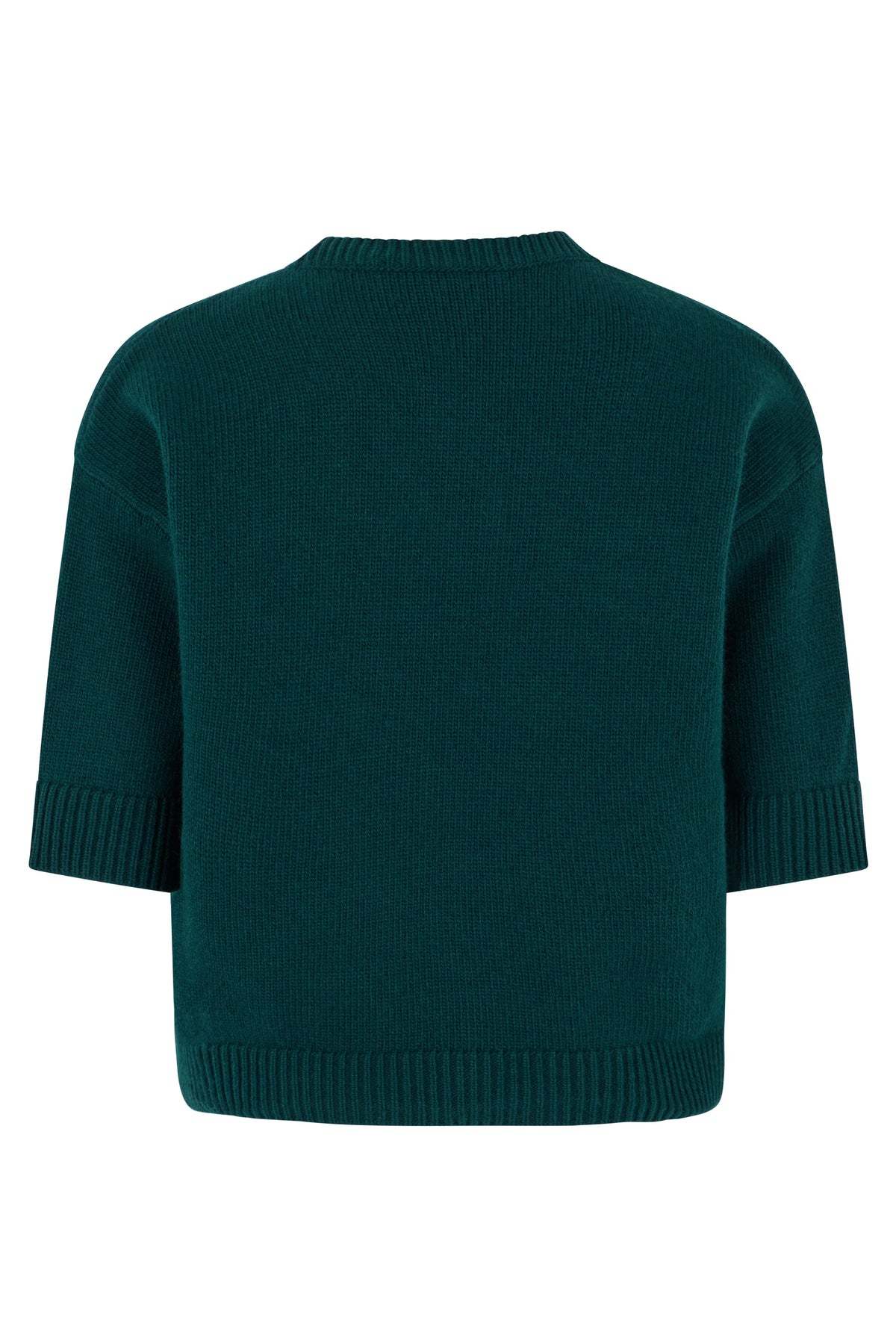 Top in soft wool with inlays RTW