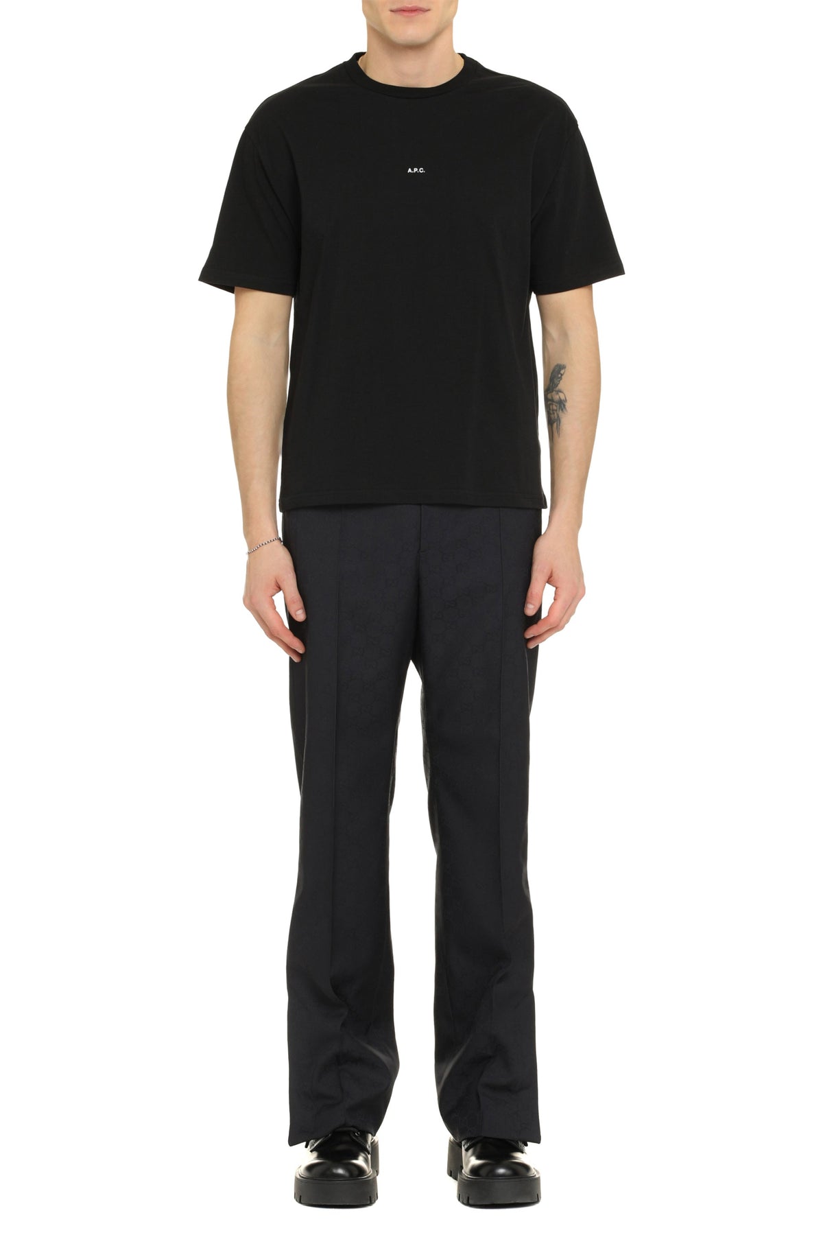 Boxy Micro Logo cotton crew-neck T-shirt RTW