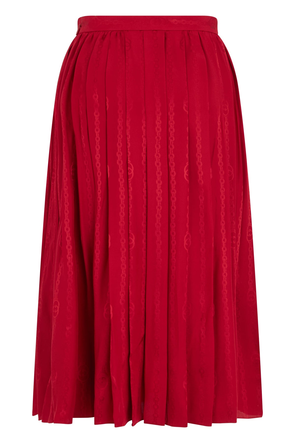Gucci Pleated silk twill