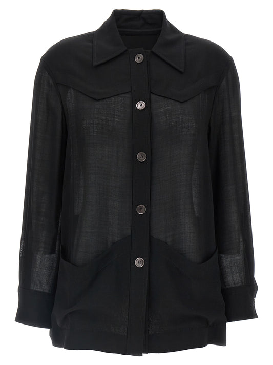 Semi-transparent wool jacket Down jacket, Parka, Casual jackets