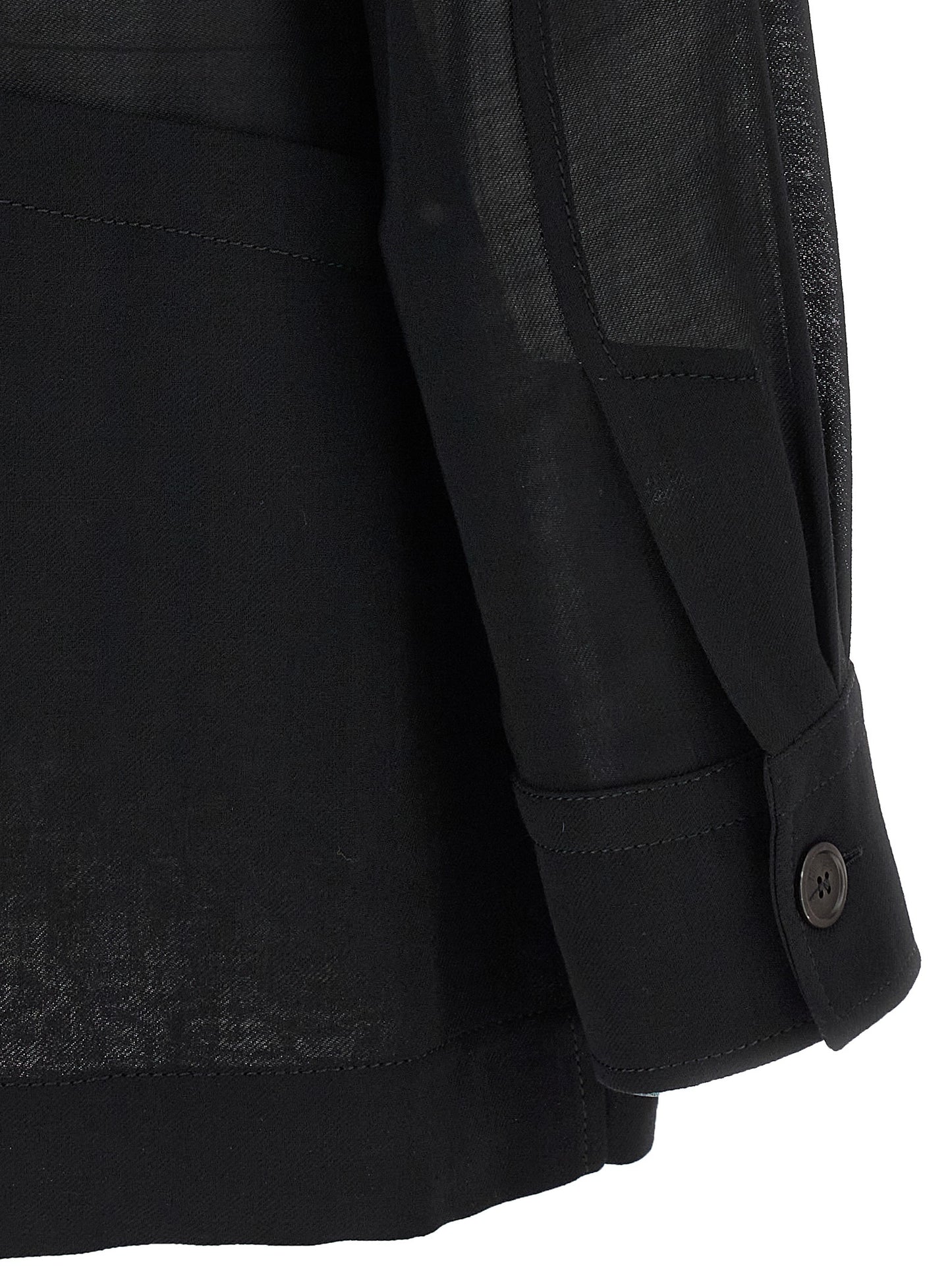 Semi-transparent wool jacket Down jacket, Parka, Casual jackets