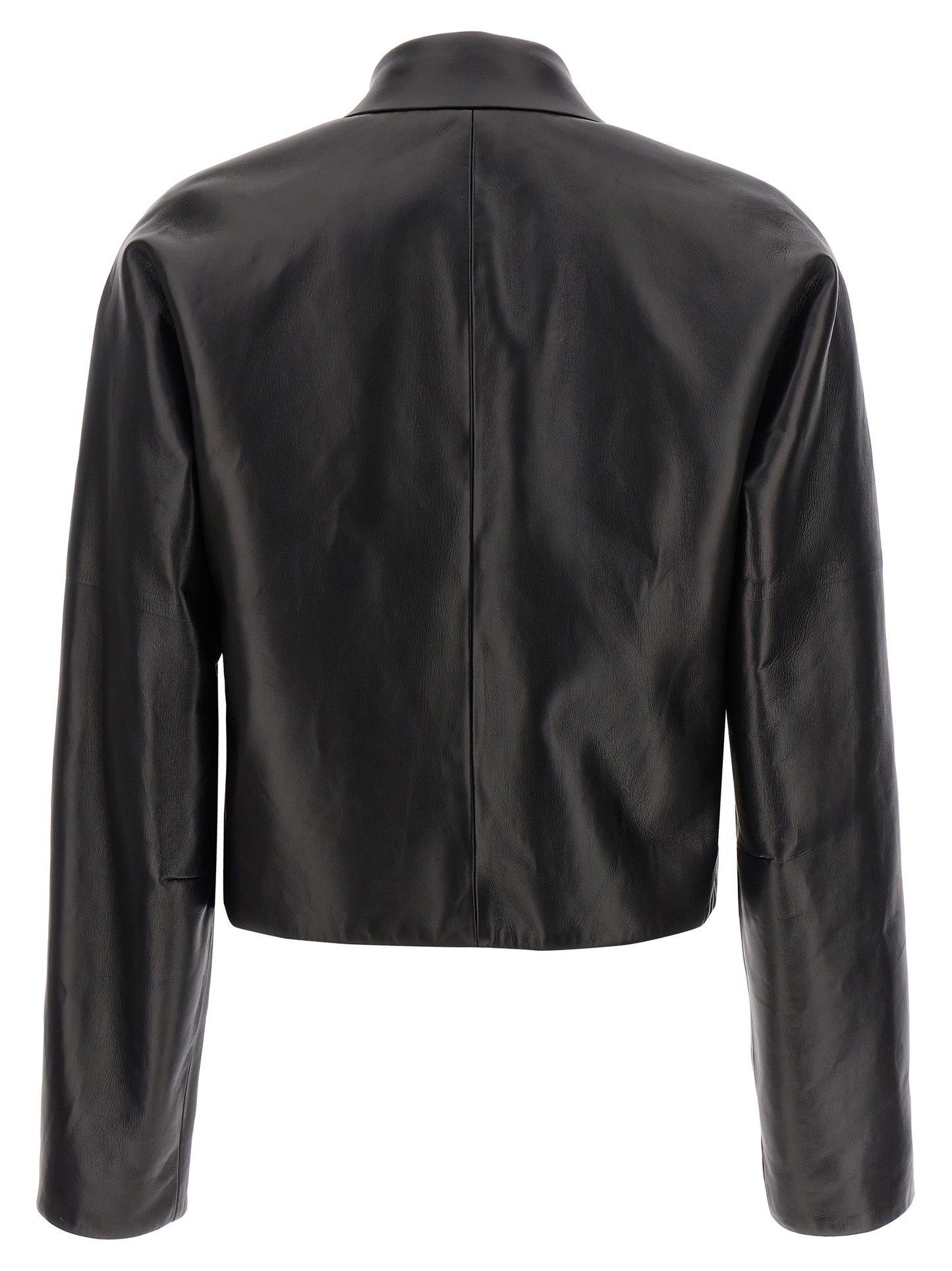 Leather blouson Casual jackets, parka