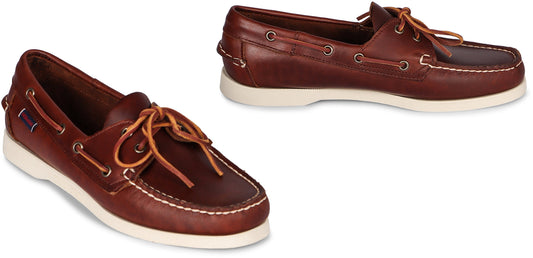Sebago Portland leather boat shoes