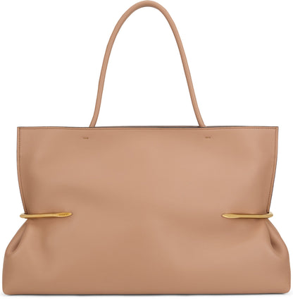 Tote bag Pinch Squeezed Horizontal in leather BAGS