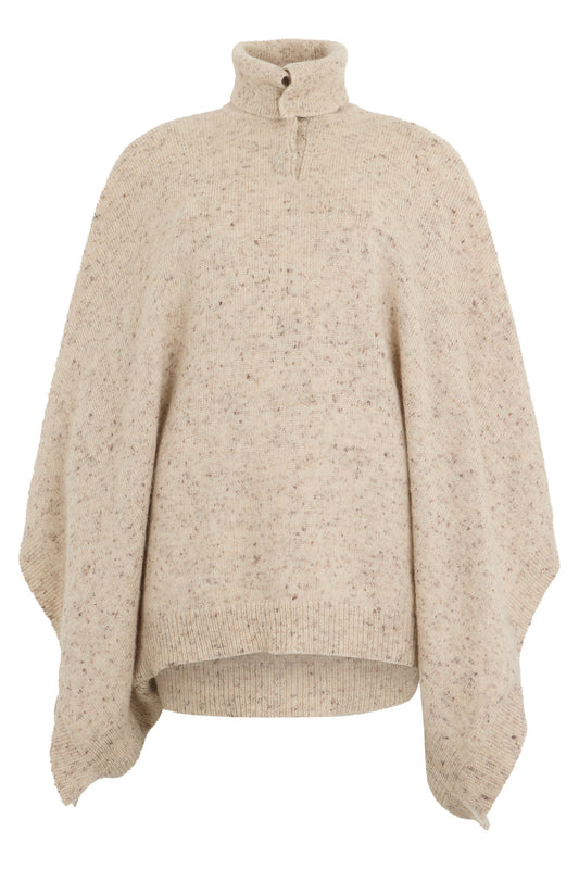 Oversized sweater with high collar RTW