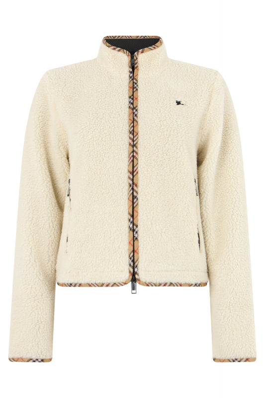 Cropped jacket in a blend of wool and cashmere RTW