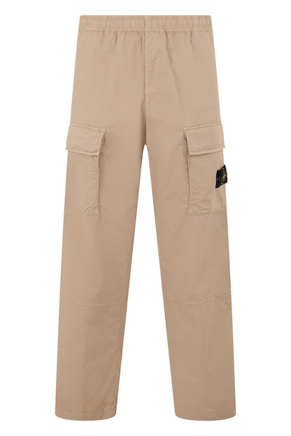 Cotton elasticized cargo pants RTW