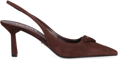 Suede slingback pumps SHOES