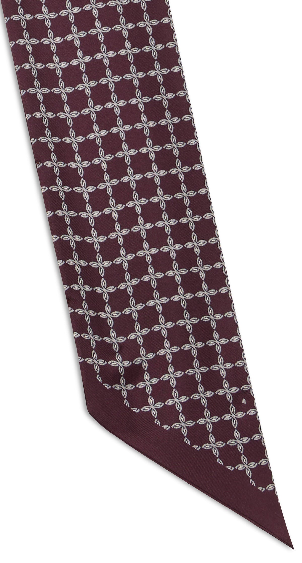 Scarf with geometric print ACC