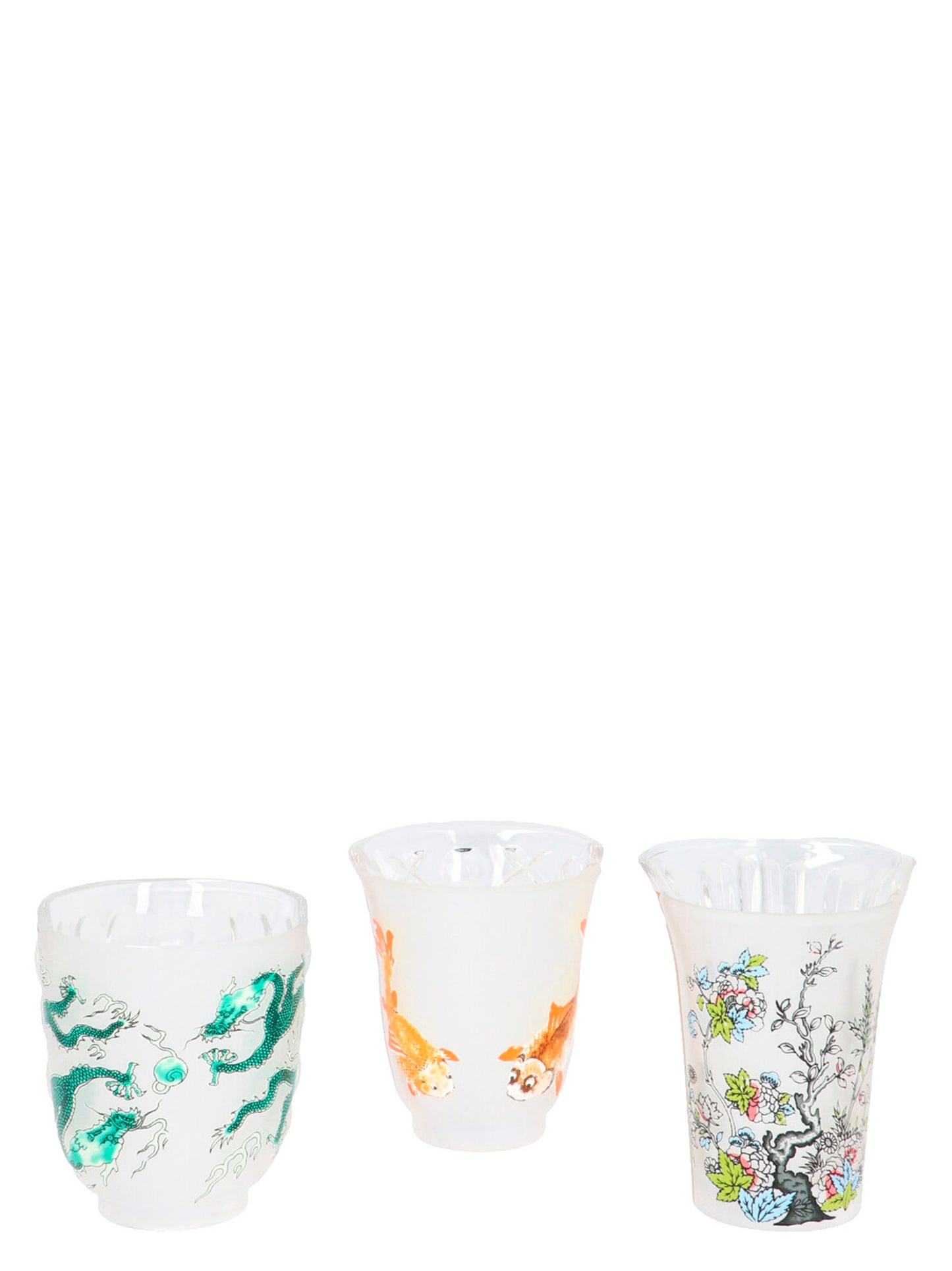 Set of 3 'Hybrid Aglaura' glasses Seletti x CTRLZAK Glasses and bottles