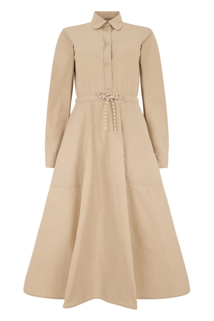Midi chemisier dress in poplin RTW