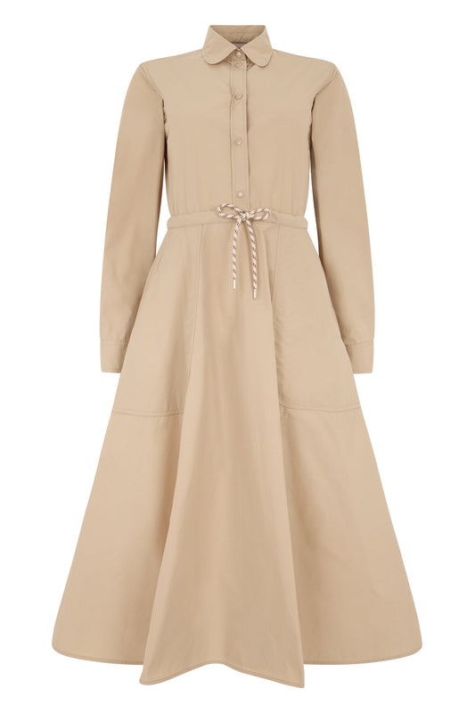 Midi chemisier dress in poplin RTW