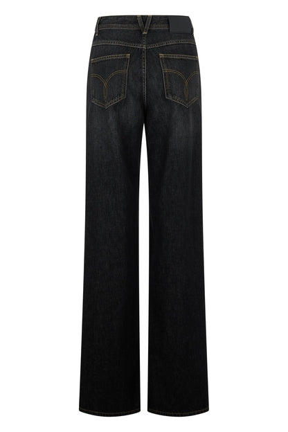 Regular High-Waisted Jeans with Studs RTW