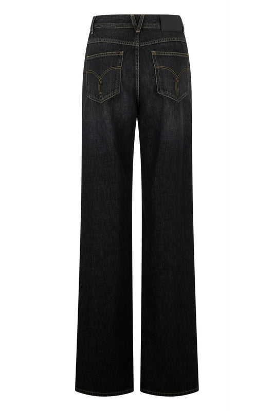 Regular High-Waisted Jeans with Studs RTW