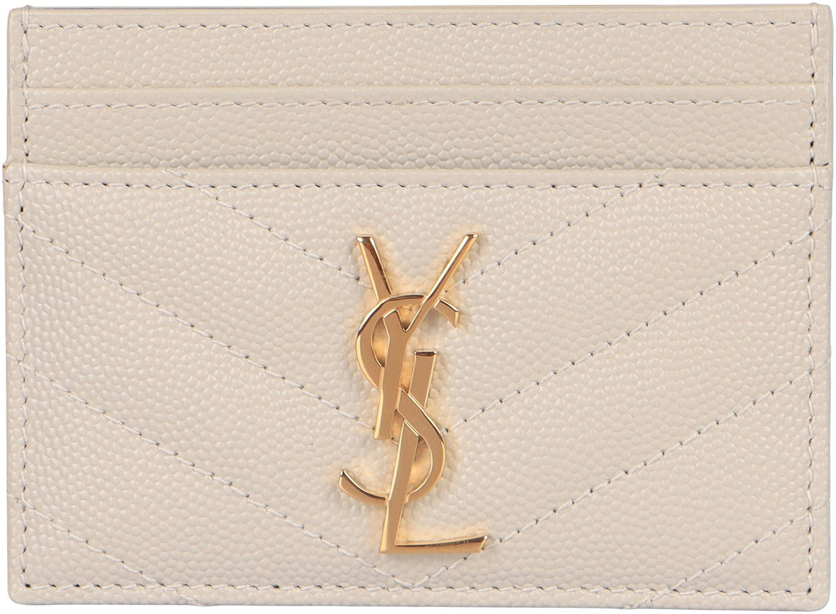 Card holder Cassandre Matelassé in leather RTW