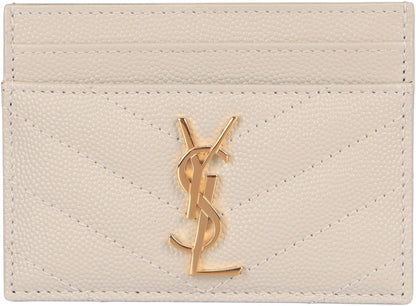 Card holder Cassandre Matelassé in leather RTW