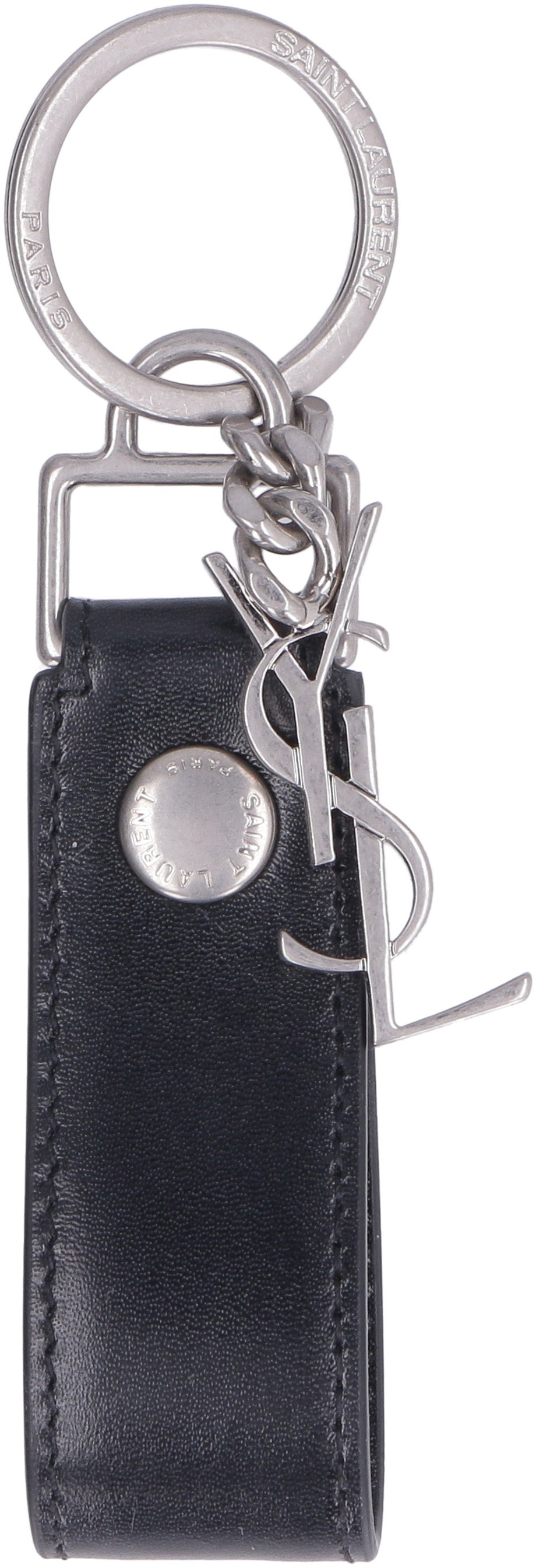 Leather keychain with logo RTW