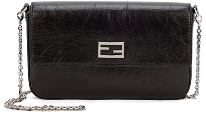 Mini shoulder bag in leather BAGS