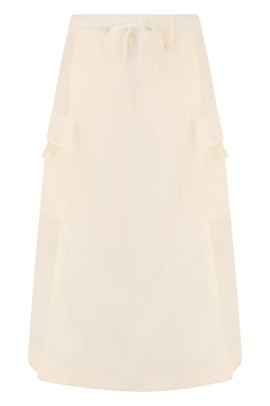 Long dress in technical fabric RTW