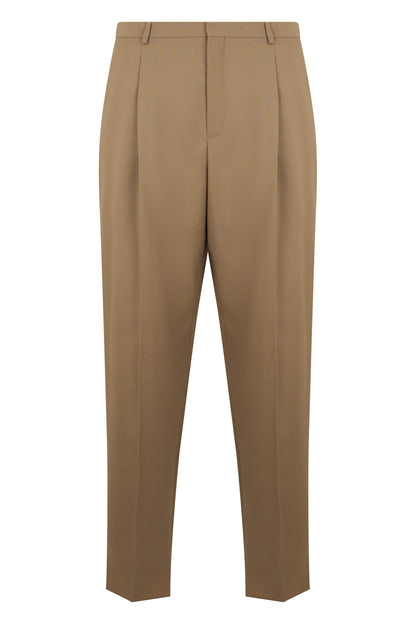 Tailored trousers in a wool and mohair blend RTW