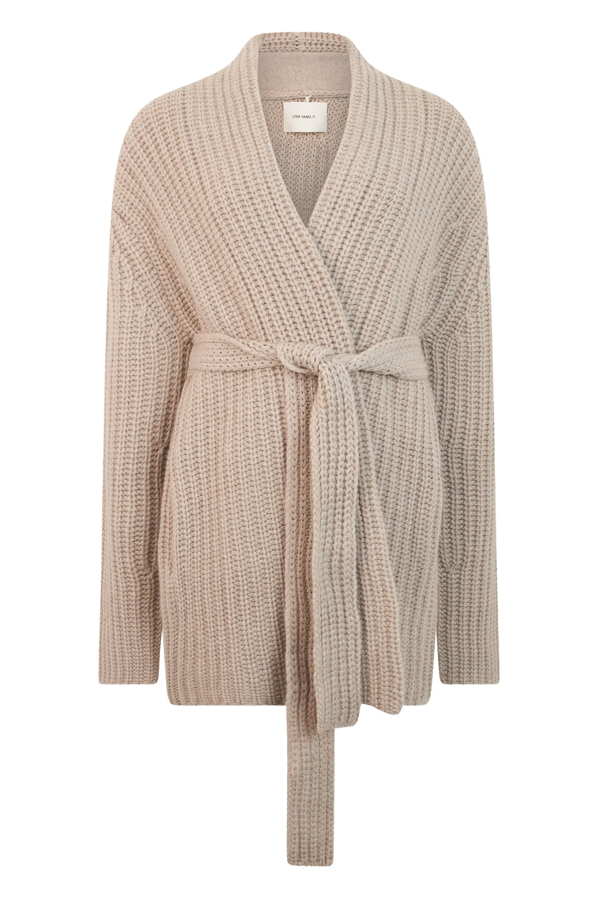 Cardigan with belt ACC