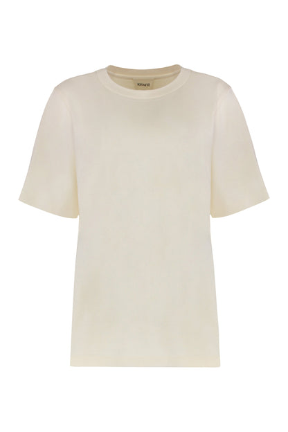 Round neck T-shirt Allen in silk RTW