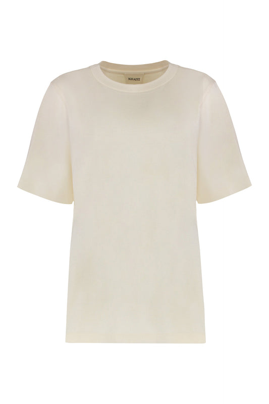 Round neck T-shirt Allen in silk RTW