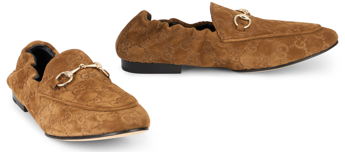 Jordaan moccasin in suede with monogram RTW