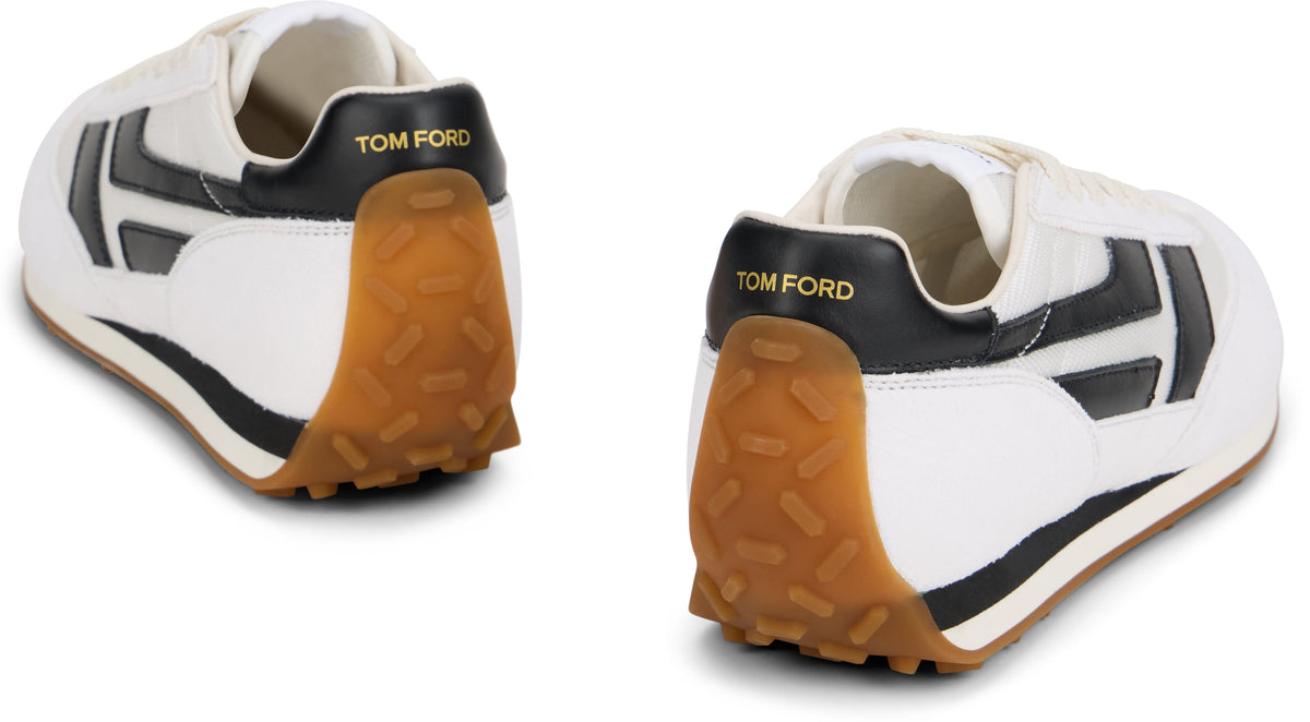 Low-top sneakers in leather SHOES