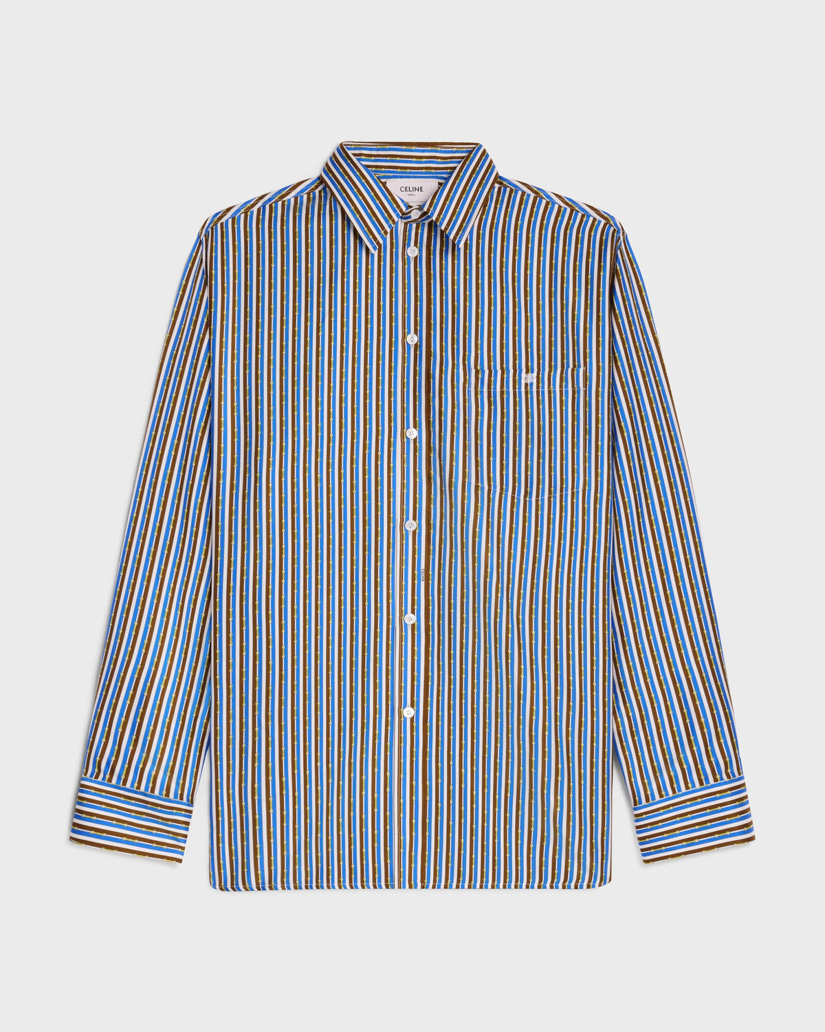 Striped silk twill shirt RTW