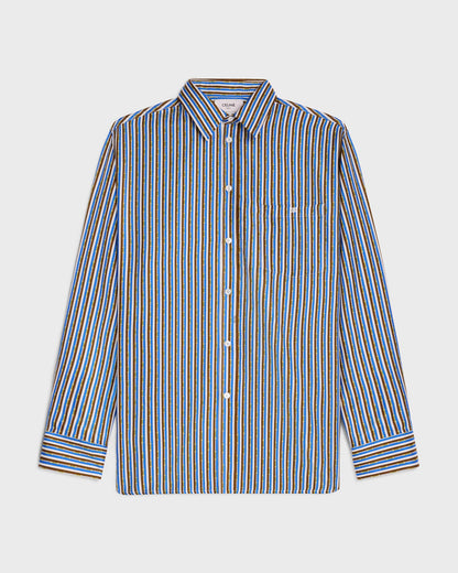 Striped silk twill shirt RTW