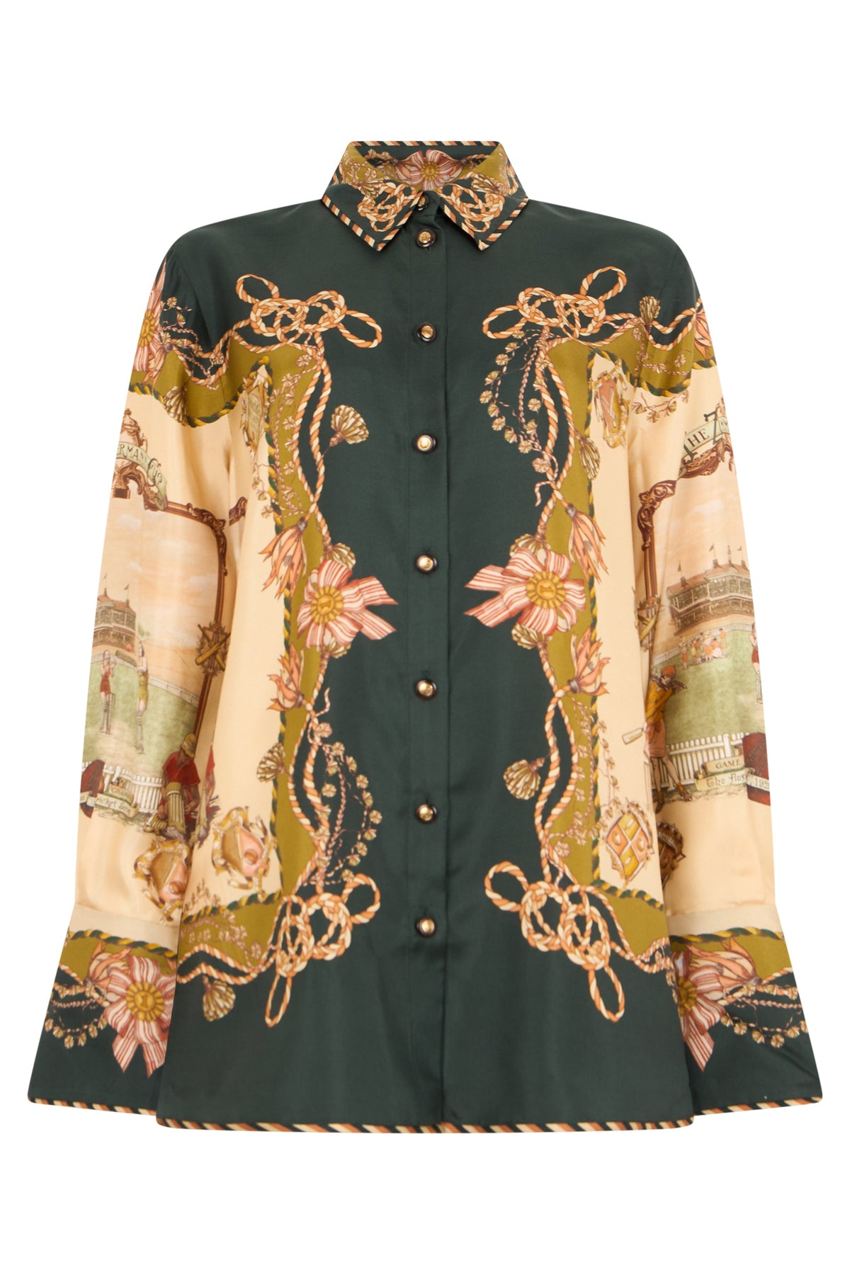 Silk shirt with print RTW