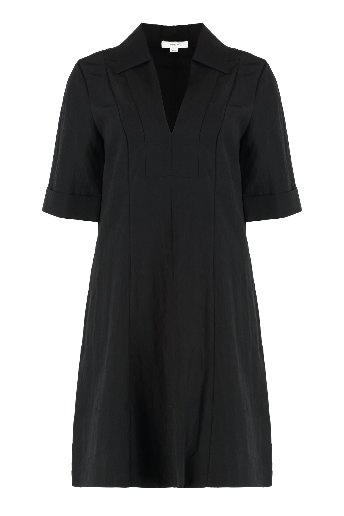 Black short-sleeved dress RTW