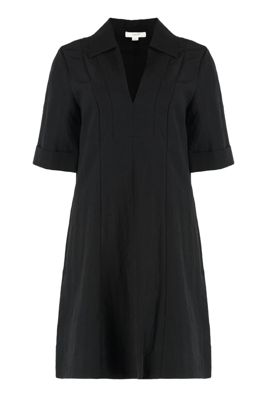 Black short-sleeved dress RTW