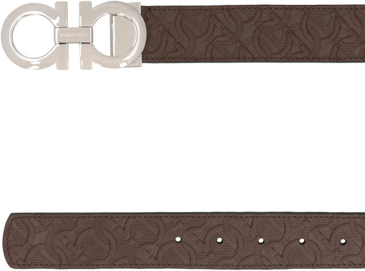 Gancini reversible leather belt ACC