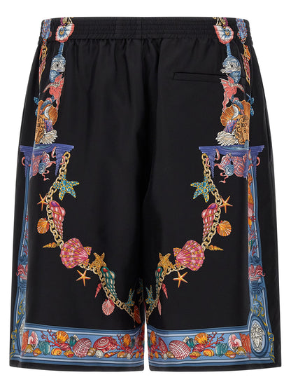 'Coral Theatre' print bermuda shorts Bermuda, short