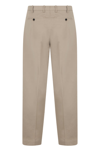 Cotton trousers with pleats RTW