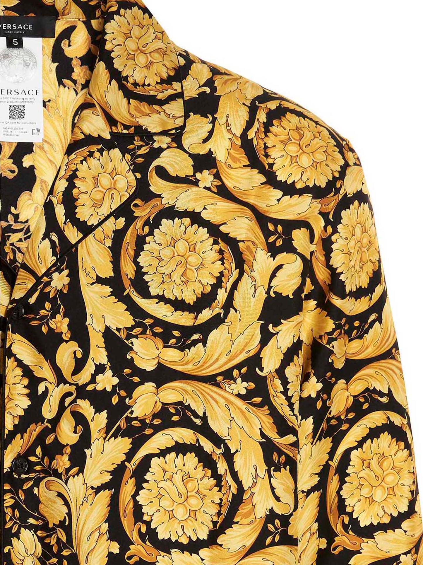 'Baroque' pajama shirt Bedroom linen and nightwear