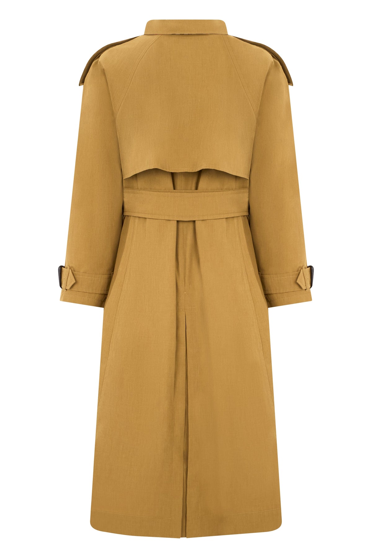 Long trench in blended cotton RTW