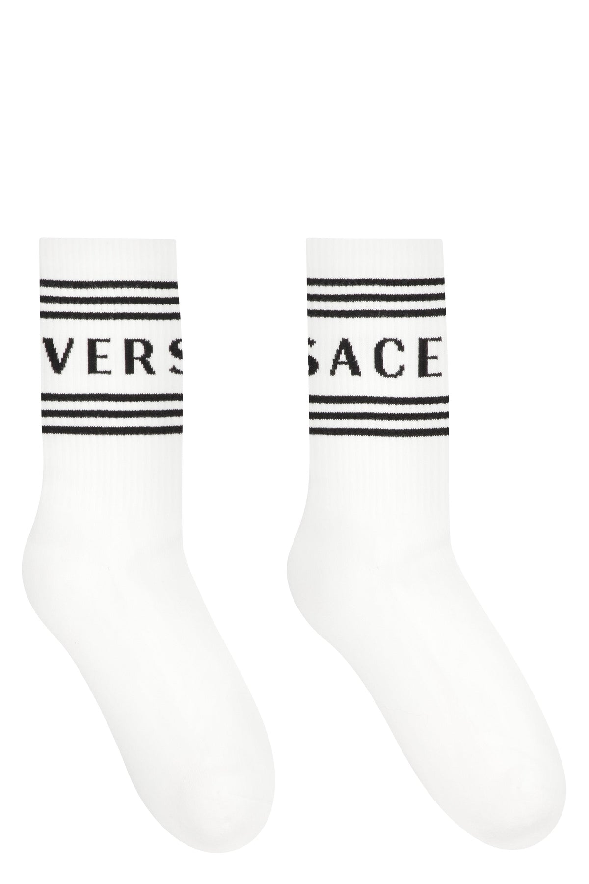 Versace Cotton socks with logo