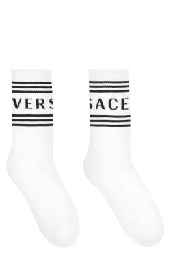Versace Cotton socks with logo